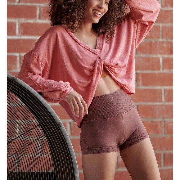 Free People Tops - 🎉LAST CHANCE🎉 NWT FP Movement Moon Rising Long Sleeve / Lipstick